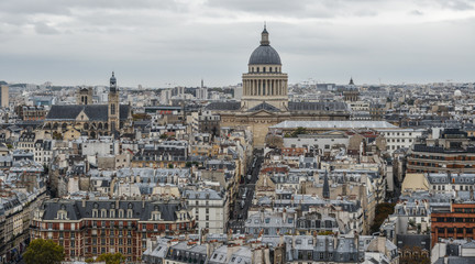 Fototapeta na wymiar Aerial view of Paris, France