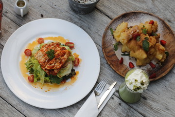 chicken with vegetables