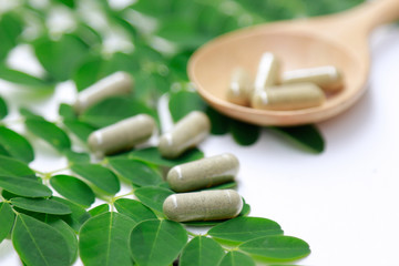 Alternative supplement with herbal medicine and herbs for healthy eating in daily life 