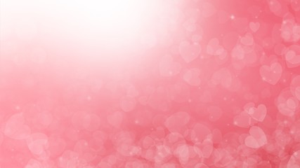 Pink background in Happy Valentine's day