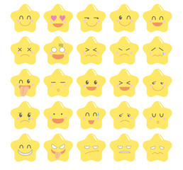 キャラクターアイコンセット・かわいい星