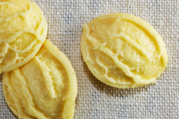 Uncooked orecchiette pasta