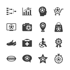 Football Soccer Icons - Set 3