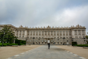 Obraz premium Royal palace in Madrid, capital of Spain