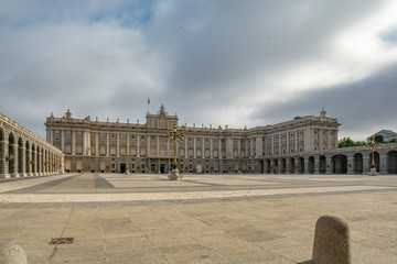 Fototapeta na wymiar Royal palace in Madrid, capital of Spain