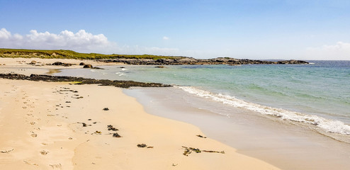 sunny coastal scenery