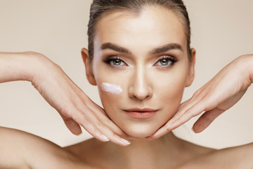 Skin care and beauty concept 