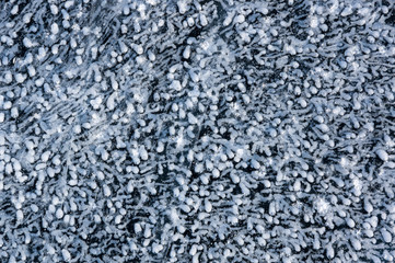 Ice of Lake Baikal
