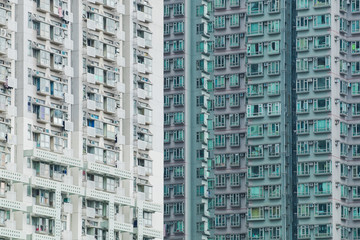 Residential buildings in Hong Kong