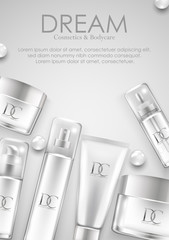 Cosmetic skin care cream packaging 