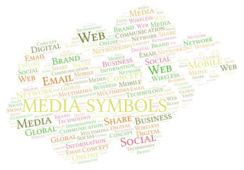 Media Symbols word cloud.