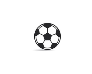 Obraz premium Soccer ball icon. Logo vector illustration