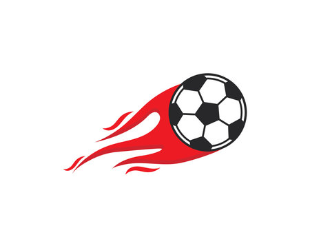 Soccer ball icon. Logo vector illustration
