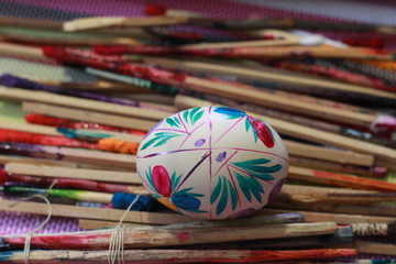 handmade painted easter eggs