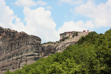 Fototapeta premium Monastery of Varlaam in Meteora rock formation Kalambaka Greece