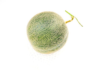 cantaloupe melon on white background,a whole of cantaloupe melon fruits isolated on white background.