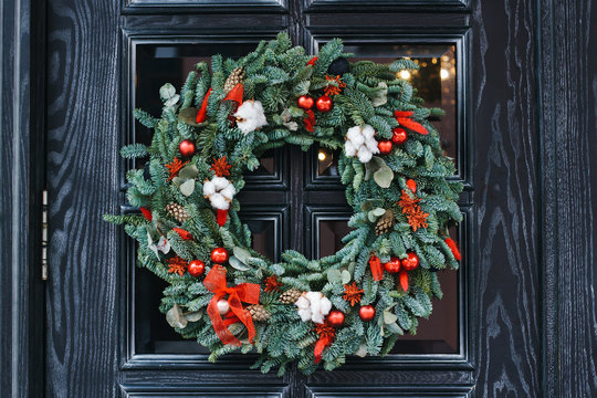 christmas wreath - Powered by Adobe