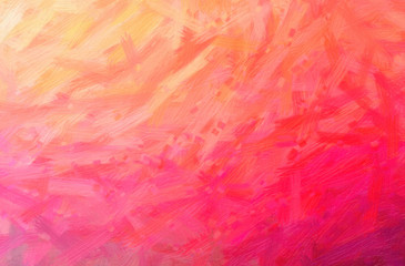 Abstract illustration of red Bristle Brush Oil Paint background