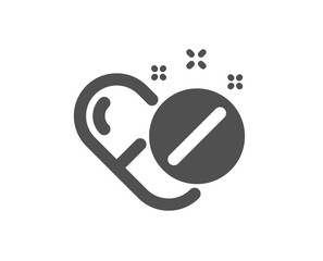 Medical pills icon. Medicine drugs sign. Tablets symbol. Quality design element. Classic style icon. Vector