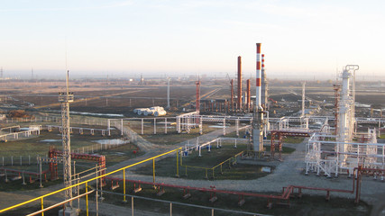The oil refinery