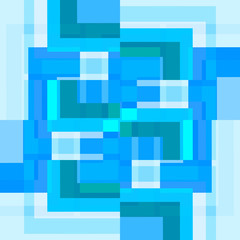 Abstract geometric multicolor futuristic pattern. Vector illustration