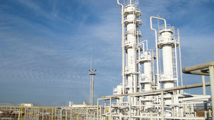 The oil refinery