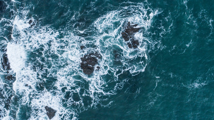 Fototapeta na wymiar Mer agitée