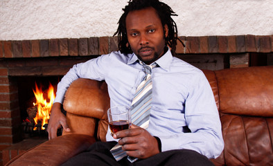 Luxurious and classy lifestyle portrait