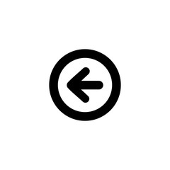 left arrow button