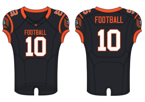 American rugby football jersey