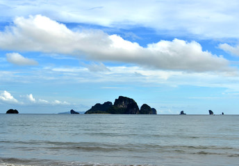 휴양지 여름 휴가 사진 백그라운드 이미지