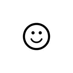 Fototapeta premium smiling emoticon icon
