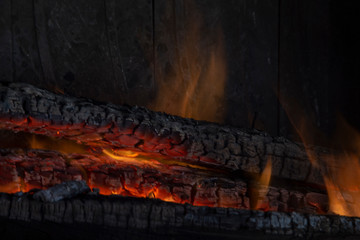  fire log fireplace