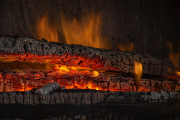  fire log fireplace