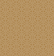 Seamless pattern based on Japanese ornament Kumiko