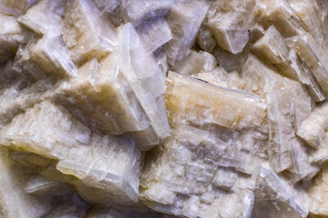 Background texture of crystals shot close-up 