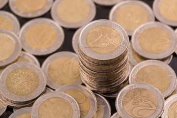 euro coins