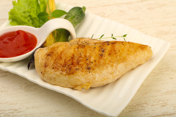 Roasted chicken breast