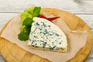 Blue cheese slice