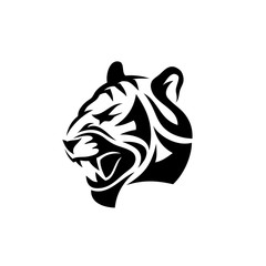 Abstract tiger tattoo