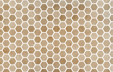 Watercolor geometrical comb pattern.