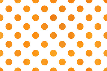 Watercolor polka dot background.