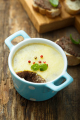 Homemade liver pate