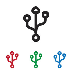 USB vector icon