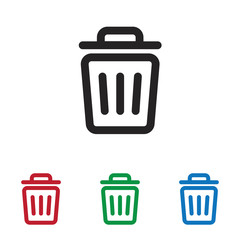 Garbage vector icon