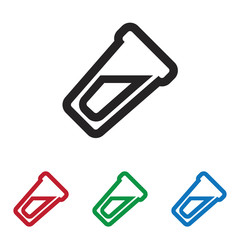 Water glass vector icon