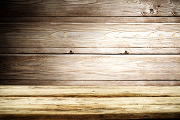 Naklejka premium Table background and easter time 