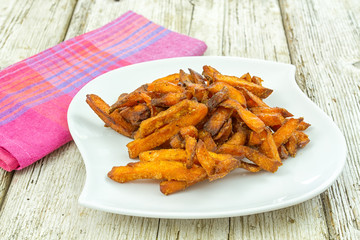 frites de patates douces