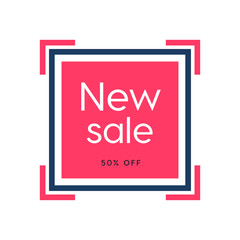 new sale banner template