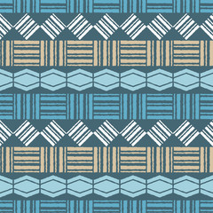Ethnic boho seamless pattern. Traditional ornament. Tribal pattern. Folk motif. Can be used for wallpaper, textile, invitation card, wrapping, web page background.